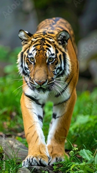 Obraz Tiger walking in a forest
