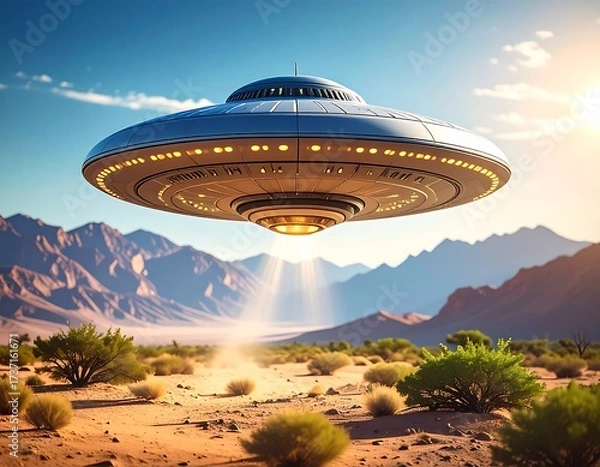 Obraz Desert UFO