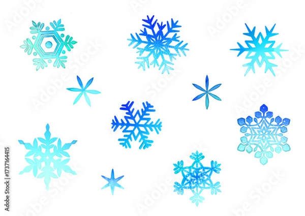 Obraz 結晶の素材セット