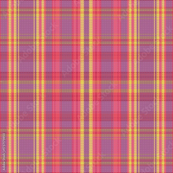Fototapeta Tartan plaid pattern with texture.