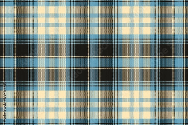 Fototapeta Tartan plaid pattern with texture.