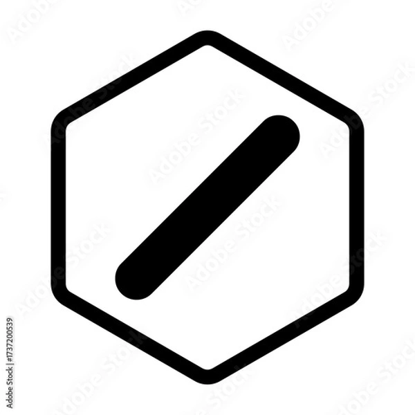 Fototapeta Ignored Vector Icon