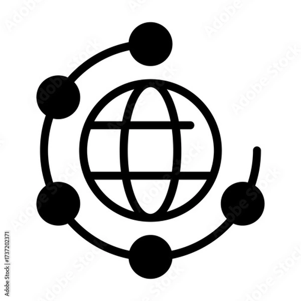 Fototapeta Startup Ecosystem Vector Icon