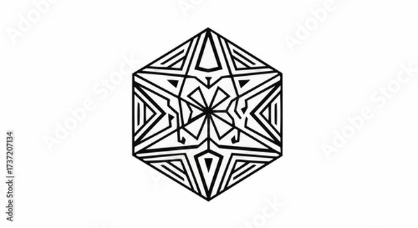 Fototapeta abstract geometric background