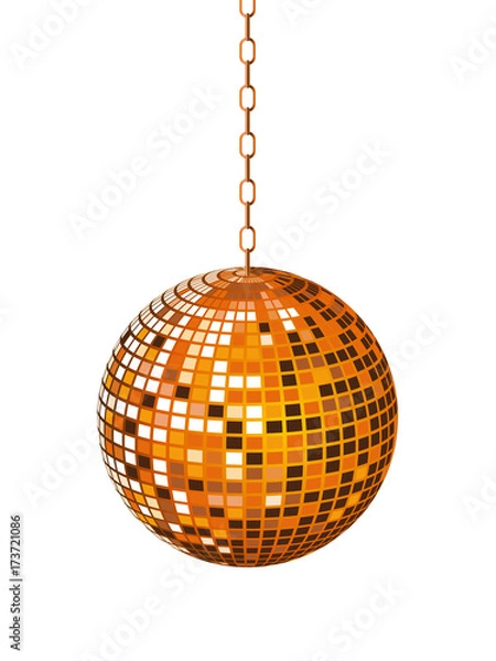 Fototapeta boule à facettes