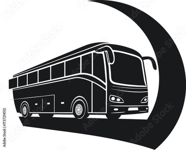 Fototapeta bus vector illustration