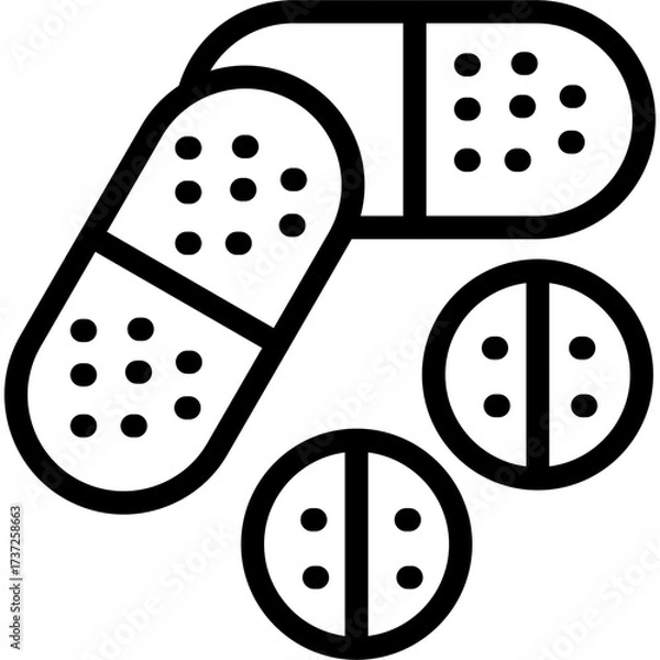 Obraz Pills Icon