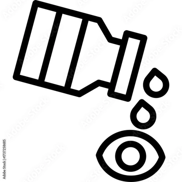 Obraz Eye Drops Icon