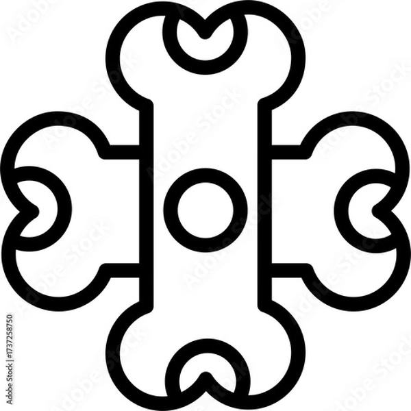 Obraz Bone Icon