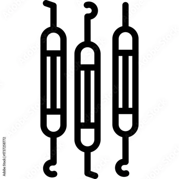Obraz Periodontal Scaler Icon