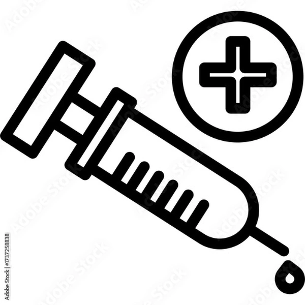 Obraz Syringe Icon