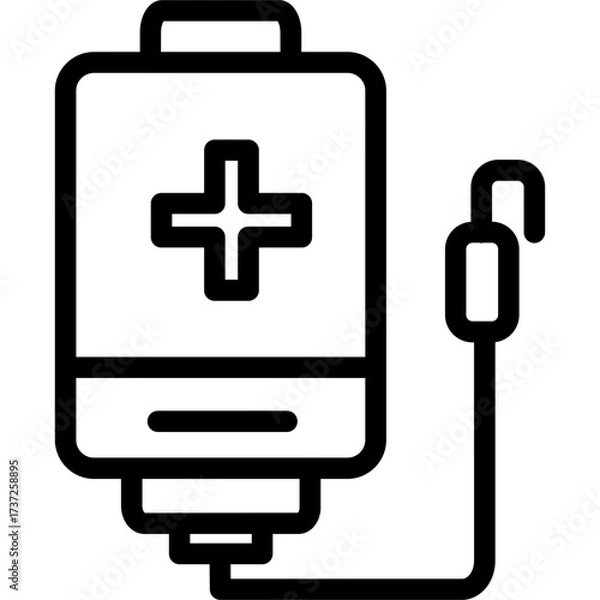 Obraz Blood Transfusion Icon