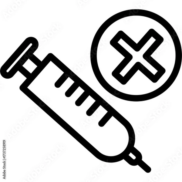 Obraz Syringe Icon