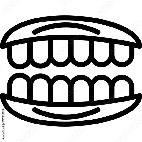 Obraz Teeth Icon