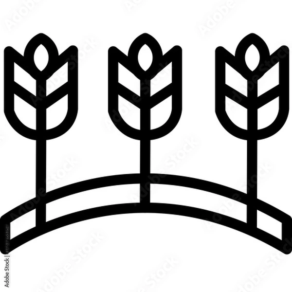 Obraz Wheat Icon