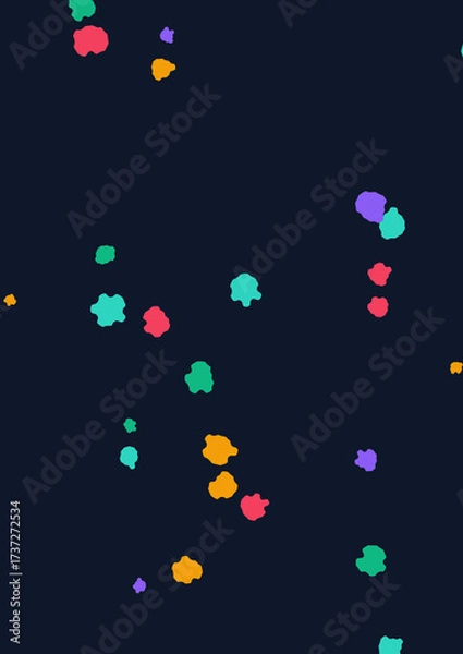 Fototapeta Abstract dark blue gradient background for design and creative projects