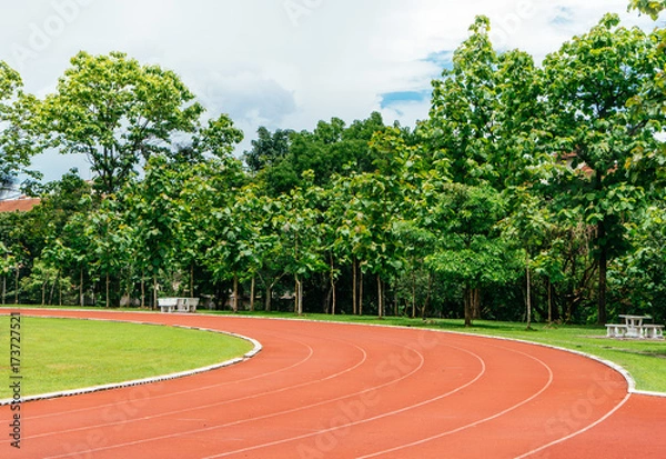 Fototapeta Running Track.