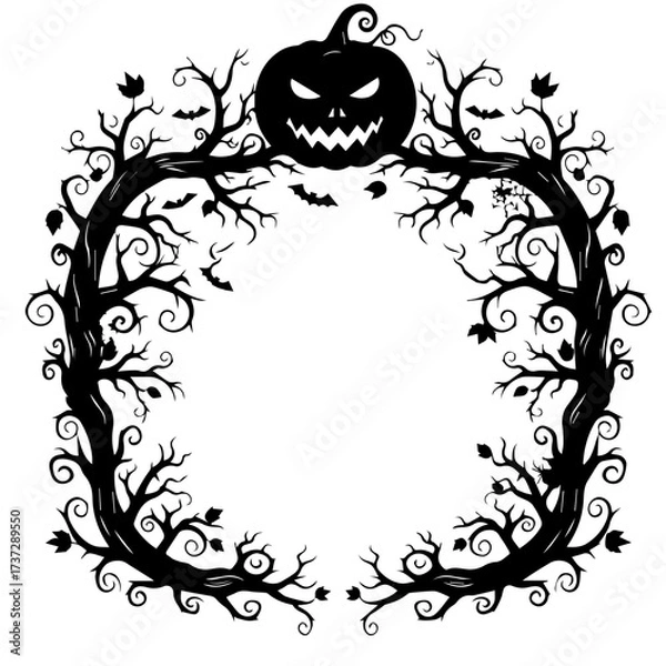 Obraz Pumpkin Halloween Frame
