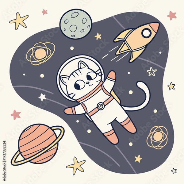 Obraz astronaut in space