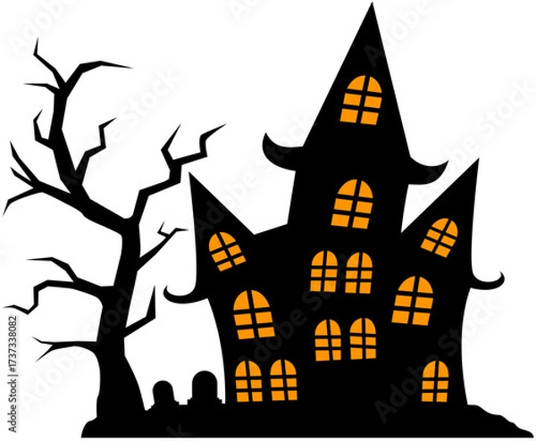 Obraz Haunted House Halloween