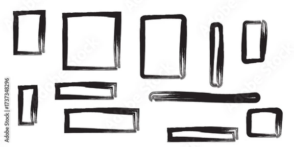 Fototapeta A vector illustration set of construction tools icons in a metal box with a blank label template for web design