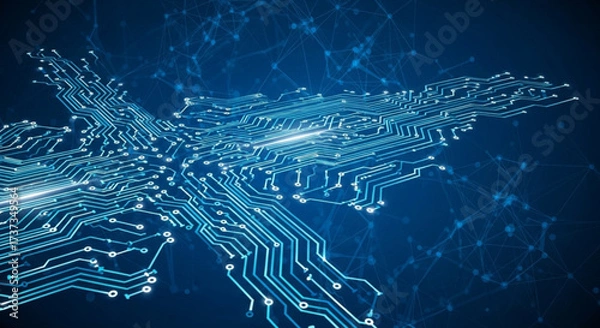 Fototapeta circuit board background