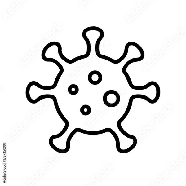 Fototapeta Virus Infection Pandemic Healthcare Icon For Web And Graphic Design