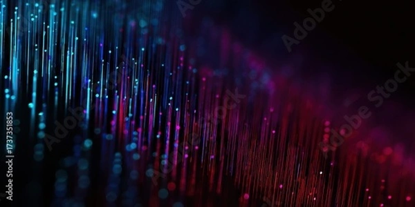 Fototapeta Digital background for tech, AI, data, audio, graphics, etc.