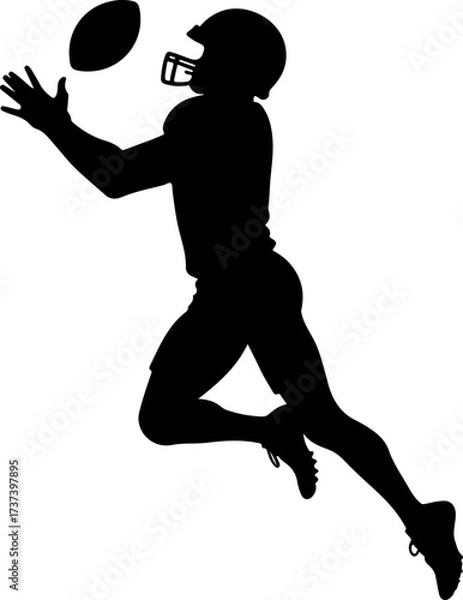 Fototapeta American Football Team Charge with Splatter Vector Bundle