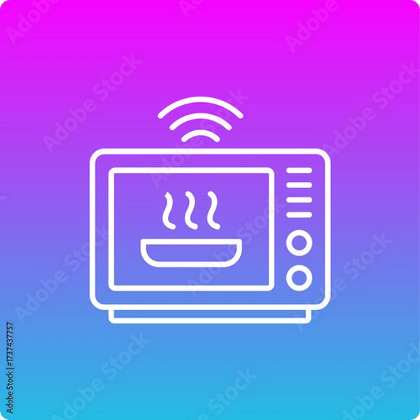 Obraz Microwave Icon