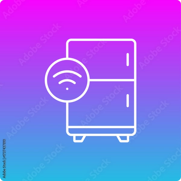 Obraz Smart Fridge Icon