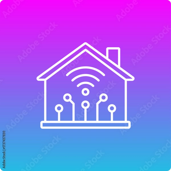Obraz Smart House Icon