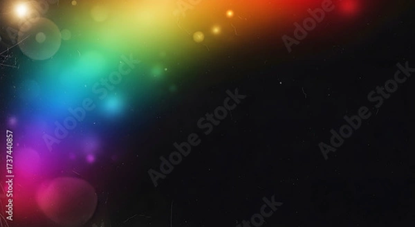 Fototapeta Abstract Rainbow Burst A vibrant explosion of color. Dynamic gradients creating a beautiful, colorful, and energetic display. Perfect for backgrounds