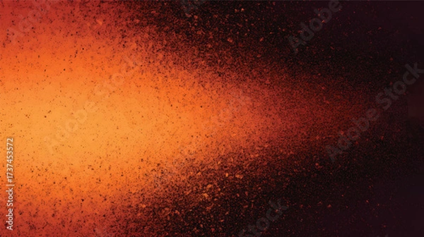 Fototapeta A vibrant gradient background with orange and purple hues, featuring a textured, grainy effect that creates a sense of depth and movement