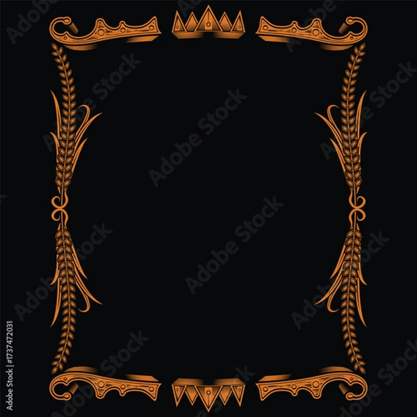 Obraz traditional frame for background decoration