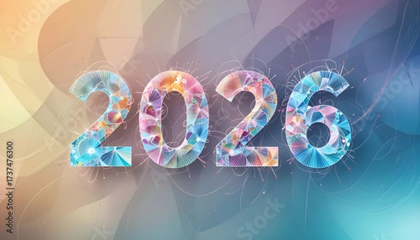 Fototapeta Happy New Year 2026 A Collection of Festive, High-Resolution Images for Celebrations and Greetings