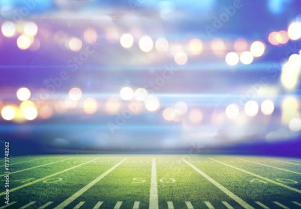 Fototapeta light of stadium