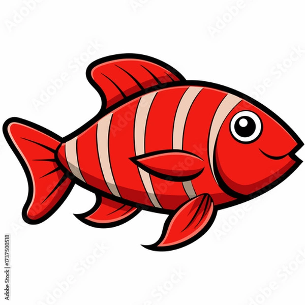 Obraz fish vector illustration