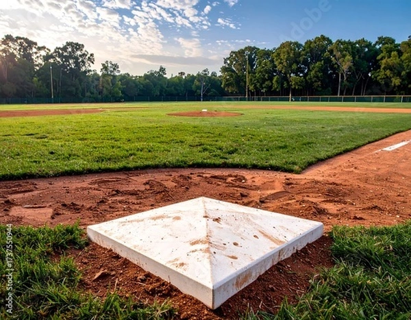 Obraz Baseball field scene
