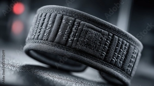 Fototapeta Close up of a textured silicone wrist brace for support