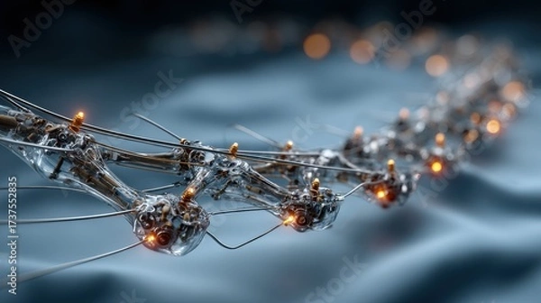 Fototapeta Close up of an Intricate Orthopedic Implant for Surgery