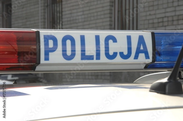 Fototapeta policja