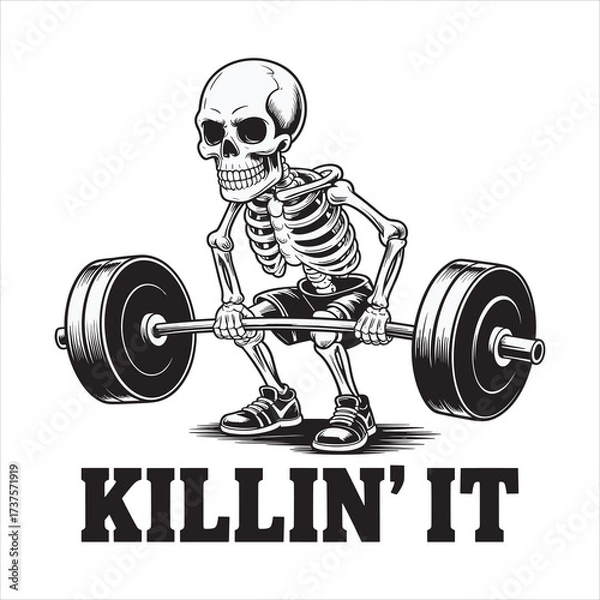 Obraz Killin it vector eps file.