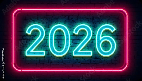 Fototapeta The Year 2026 A Visual Showcase of Festive New Year's Celebrations and Essential Planning Tools  
