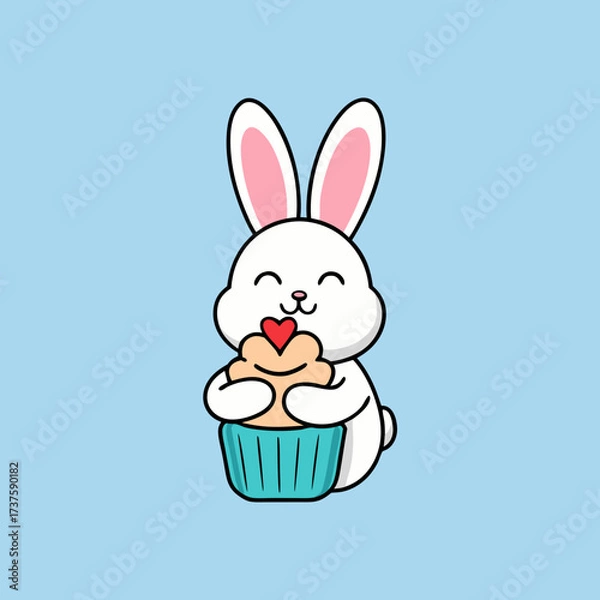 Obraz easter bunny with egg