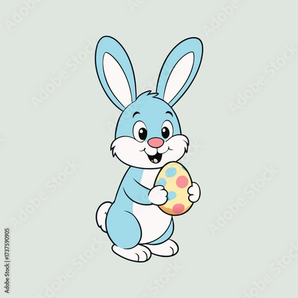Obraz easter bunny with egg