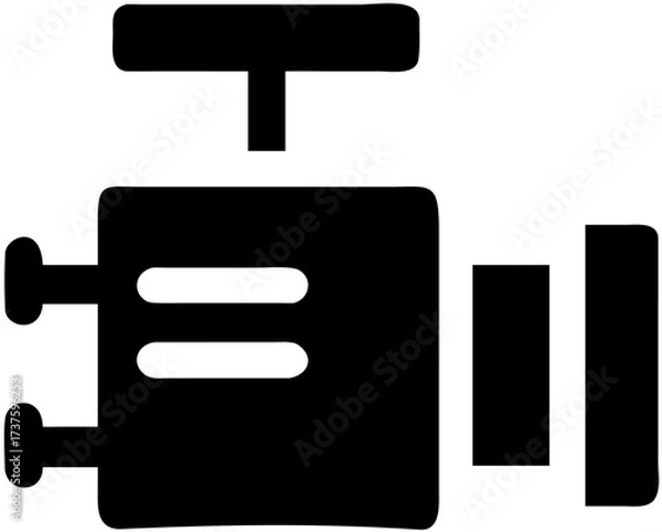 Fototapeta Engine Block System Mechanical Equipment Symbol Motor Drive Automobile Vehicle Machinery Power