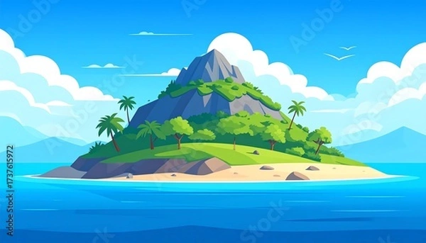 Obraz Tropical island paradise (2)