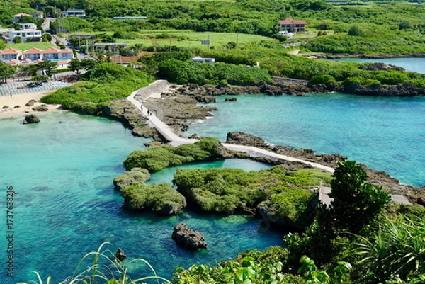 Obraz 宮古島インギャーマリンガーデンの景色
