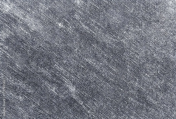 Fototapeta Denim Texture Background. Black and White Fabric Pattern.